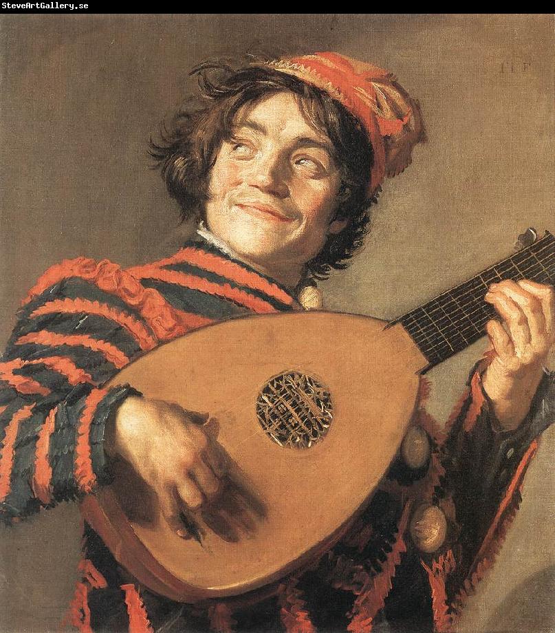 HALS, Frans Buffoon Playing a Lute